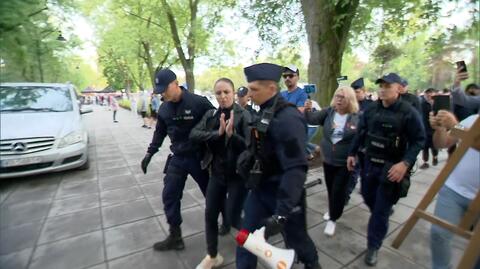 Interwencja wobec posłanki Kingi Gajewskiej. "Zachowanie policjantów uważam za nadużycie władzy"