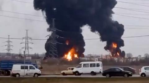 Atak na magazyn paliw w rosyjskim Biełgorodzie. Mieli go przeprowadzić Ukraińcy