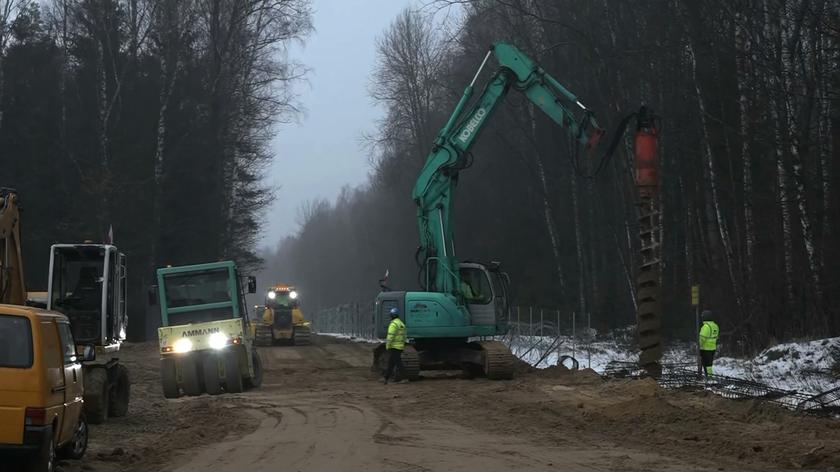 27.01.2022 | Ruszyła budowa zapory na granicy z Białorusią