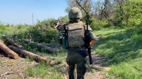 Ukraińscy żołnierze niszczą rosyjskie bazy wojskowe na okupowanych terenach
