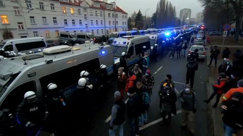 Mobilizacja policji w trakcie niedzielnych demonstracji