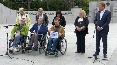 Niepełnosprawni i ich rodziny walczą o podwyżkę renty socjalnej. "Nie można wyżyć za 1217 złotych"