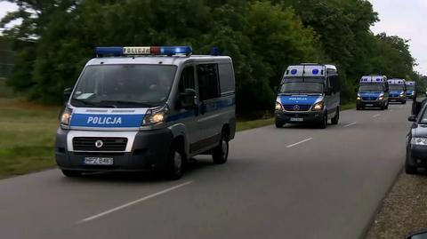 Policja znów przeszukuje teren wokół węzła Konotopa