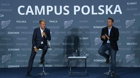 27.08.2021 | Rafał Trzaskowski i Donald Tusk wystąpili na Campus Polska