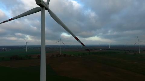 Silne wichury w Polsce napędzają produkcję prądu z elektrowni wiatrowych