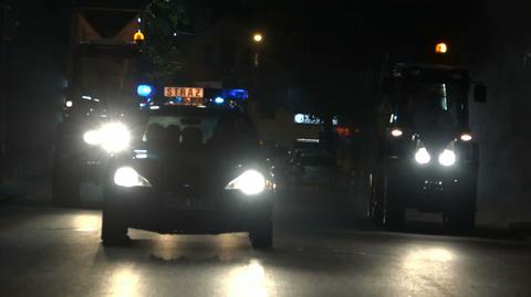 Nocna dezynfekcja w Grójcu. Sadownicy odkażają miasto