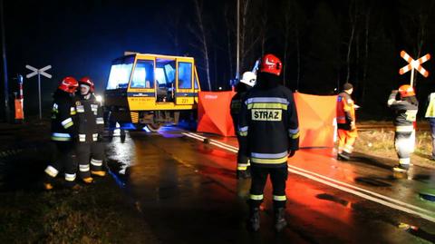 Trzy osoby zginęły na przejeździe kolejowym na Podlasiu