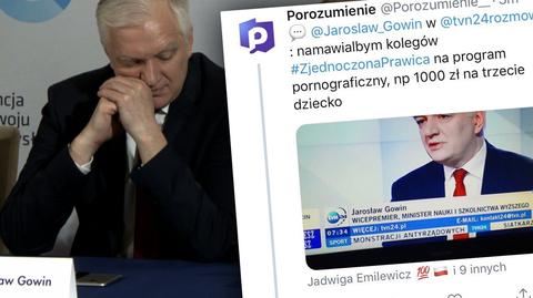 21.03.2019 | "Namawiałbym kolegów na program pornograficzny". Wpadka na koncie partii Gowina