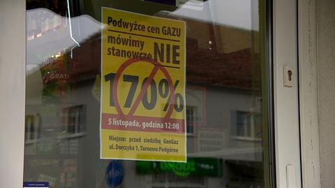 02.11.2021 | Gaz w Tarnowie Podgórnym ma być droższy o 170 procent. "To nie jest podwyżka, to jest złodziejstwo"