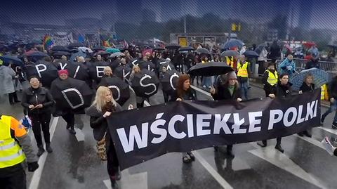 03.10.2017 | "Nie składamy parasolek". Polki znów protestują