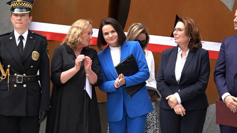 04.06.2021 | Rocznica 4 czerwca z udziałem Cichanouskiej i wpis Terleckiego: "powinna szukać pomocy w Moskwie"