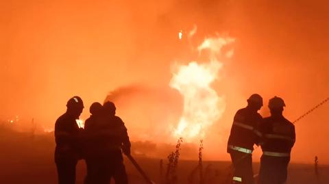 26.07.2022 | Pożar w Parku Narodowym Czeska Szwajcaria. Na pomoc ruszają polscy strażacy i policjanci