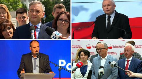 10.06.2019 | Przedwyborcze zwieranie szeregów. Wiosna rozmawia z SLD, Kaczyński z Kukizem