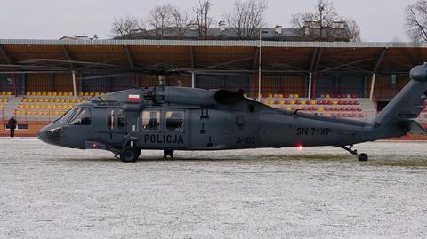 15.01.2022 | Policyjny Black Hawk przetransportował serce do przeszczepu z Białegostoku do Gdańska