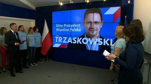 Stan gry po pierwszym weekendzie kampanii. Trzaskowski zaprezentował hasło