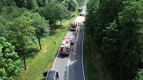 Policja apeluje o ostrożność na drogach, przedstawiając mapę wypadków śmiertelnych