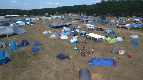 28.07.2019 | Namioty, jak okiem sięgnąć. Pierwsi goście zjeżdżają na Pol'and'Rock Festival