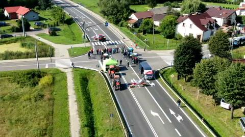 25.08.2021 | Drugi dzień protestu rolników. Blokady dróg w wielu miejscach w Polsce