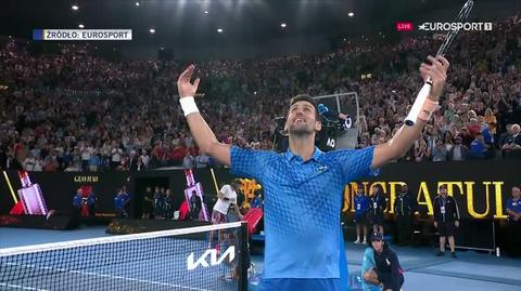Novak Djoković wygrał Australian Open