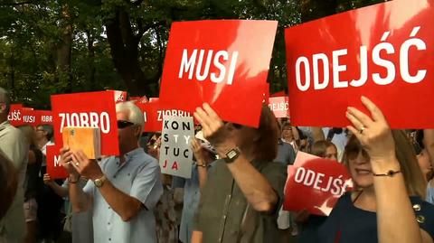 Demonstracje pod hasłem "Ziobro musi odejść". Na posiedzeniu rządu ministra nie było