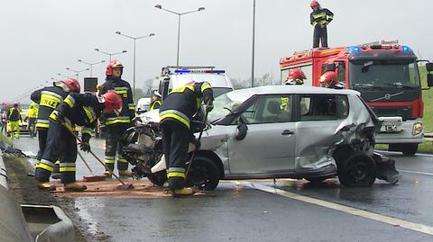 17.04.2017 | Czarna seria na drogach. Trzy karambole na autostradach