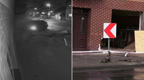 Groźny wypadek w Sierakowie. Pijany kierowca wjechał w dom
