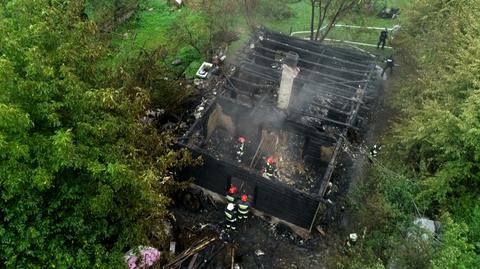 01.10.2020 | Tragiczny pożar drewnianego dymu. "Tylko można uciekać było"