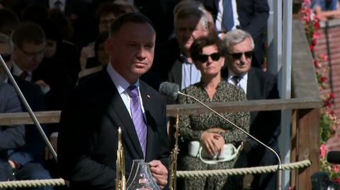 05.09.2021 | Prezydent Andrzej Duda uczestniczył w dożynkach na Jasnej Górze