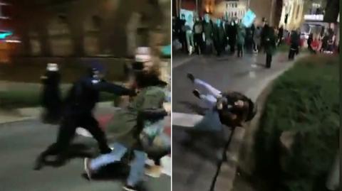 Atak na uczestników marszu we Wrocławiu. "Jest osoba zatrzymana"