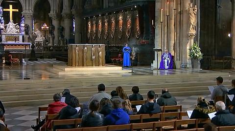 Ostatnie nieszpory w Notre Dame. Kilkadziesiąt minut później wybuchł pożar