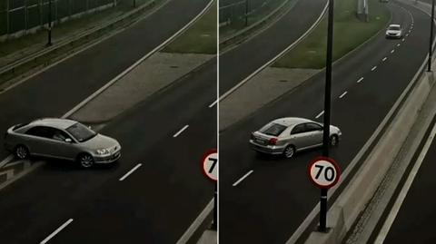 "Bardzo niebezpieczna sytuacja". Policja analizuje nagrania