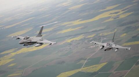 Wojna w Ukrainie. Ukraińcy chcą pilotować samoloty F-16