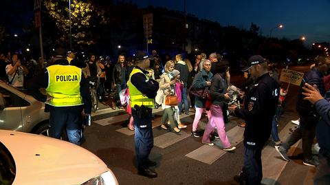 Protest mieszkańców Bielan. Mają dość niebezpiecznego przejścia