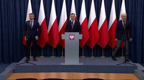 Duży spadek poparcia dla Andrzeja Dudy. Aż 20 punktów w dół