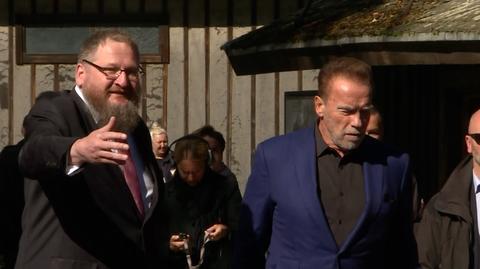 28.09.2022 | Arnold Schwarzenegger odwiedził były niemiecki obóz zagłady Auschwitz-Birkenau