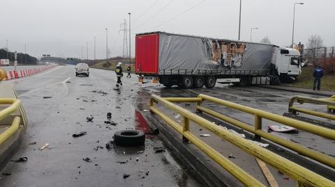 01.02.2018 | Pijany Łotysz wjechał w kolejkę samochodów przed bramkami na A2