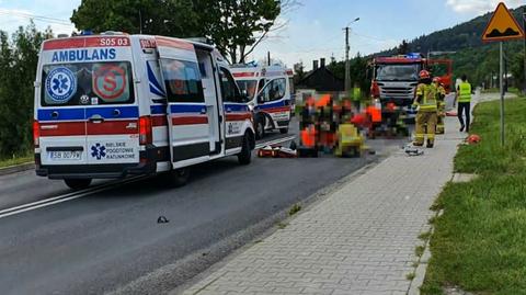 Samochód wjechał w trenujące kolarki. Rita Malinkiewicz w stanie ciężkim