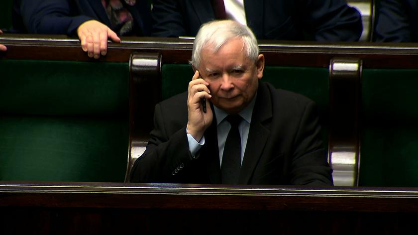 Kaczyński nie komentuje "afery taśmowej". Występuje na drogę prawną