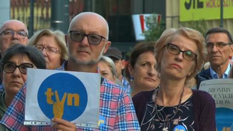 Demonstracje przeciwko lex anty-TVN także w mniejszych miejscowościach