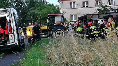 Tragiczny wypadek na Dolnym Śląsku. Przyczepa przygniotła 10-latka