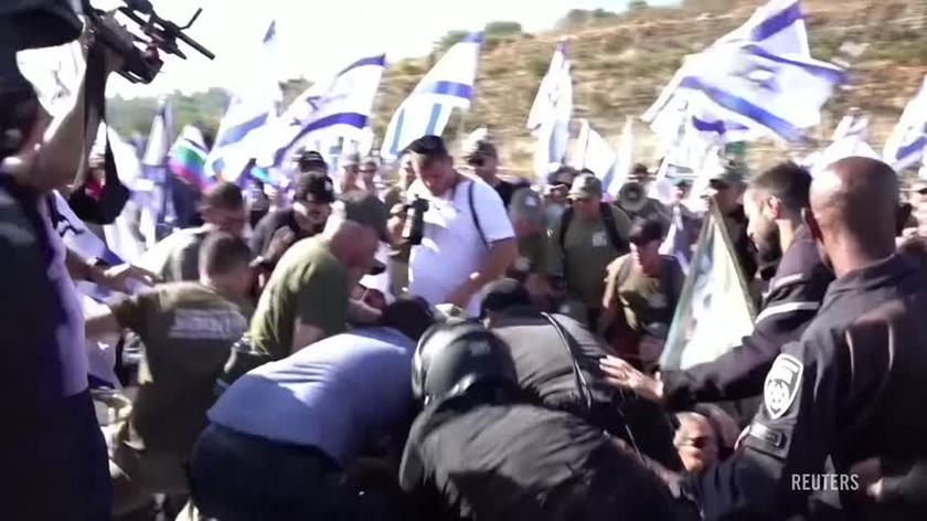 Izraelczycy nie chcą zmian w sądownictwie. Protestowali w całym kraju 