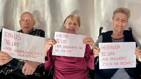 "Nie odpuszczaj, jeśli kochasz". Seniorzy podzielili się swoimi najcenniejszymi radami