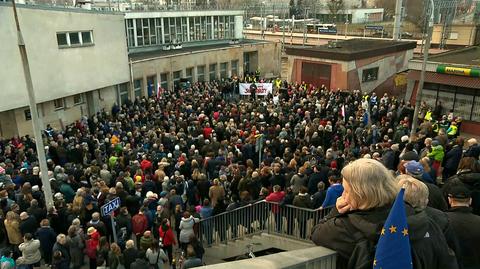 11.03.2018 | Obchody rocznicy Marca'68 na Dworcu Gdańskim. "Prawda i solidarność - to droga pojednania"