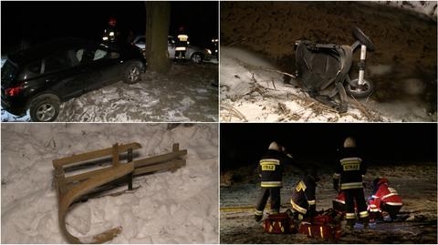 18.03.2018 | Staranował rodzinę i uciekł. Policja poszukuje kierowcy