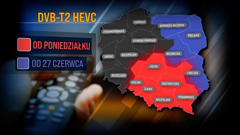21.05.2022 | Kolejne regiony Polski przechodzą na DVB-T2, nowy standard telewizji naziemnej