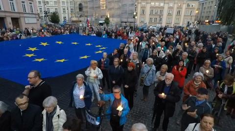 01.07.2018 | Kolejny dzień protestu pod Sądem Najwyższym. "Walka o praworządność"