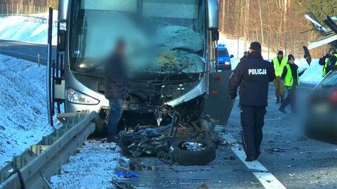 23.01.2019 | Tragiczny wypadek pod Olsztynem. Nie żyją trzy osoby