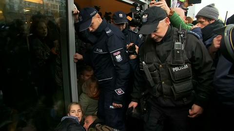 Drugi dzień protestu ekologów w Warszawie