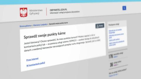 Informacje o punktach karnych dostępne w sieci. Co zrobić, żeby mieć dostęp?