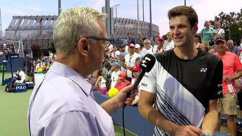 31.08.2022 | Hubert Hurkacz w świetnym stylu wygrał swój pierwszy mecz na US Open